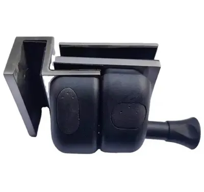 Chiusura ad angolo per cancello in vetro per nuoto